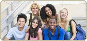 Young people in a leadership training session